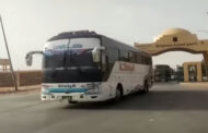 وصول حافلات القادمين من السودان عبر معبر أرقين الحدودي