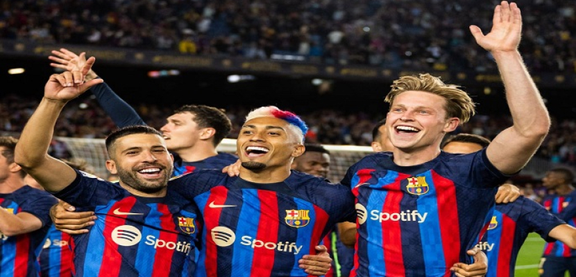برشلونة يواجه بلد الوليد بعد التتويج بلقب الدوري الإسباني