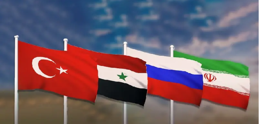 مباحثات بين وزراء خارجية سوريا وتركيا وإيران وروسيا في موسكو