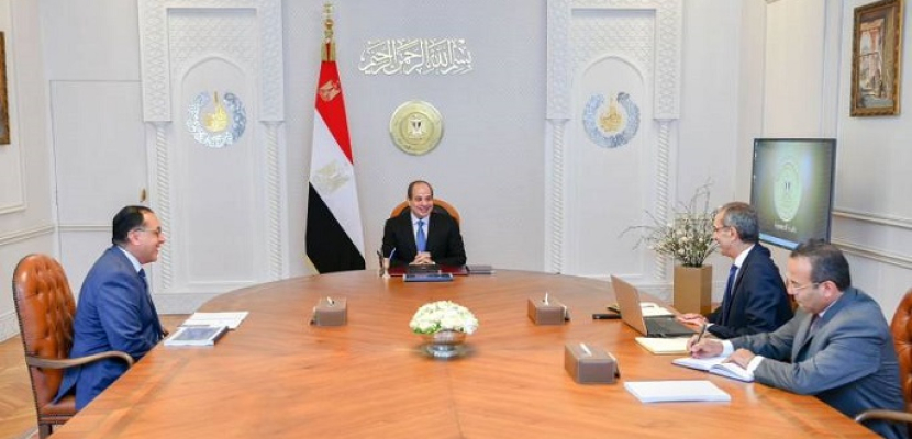 الرئيس السيسي يبحث مع رئيس الوزراء التوسع في بناء قدرات الكوادر البشرية المصرية