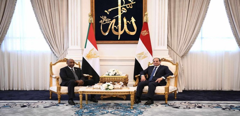 خلال استقباله البرهان.. الرئيس السيسي يؤكد دعم مصر لأمن السودان واستقراره ووحدة وسلامة أراضيه