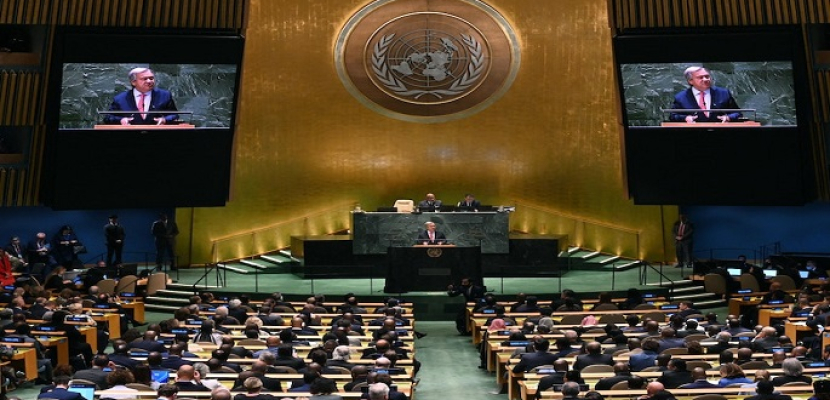 جوتيريش أمام الأمم المتحدة: عنف الشرق الأوسط متزايد.. وغزو أوكرانيا أطلق العنان للكثير من الجرائم
