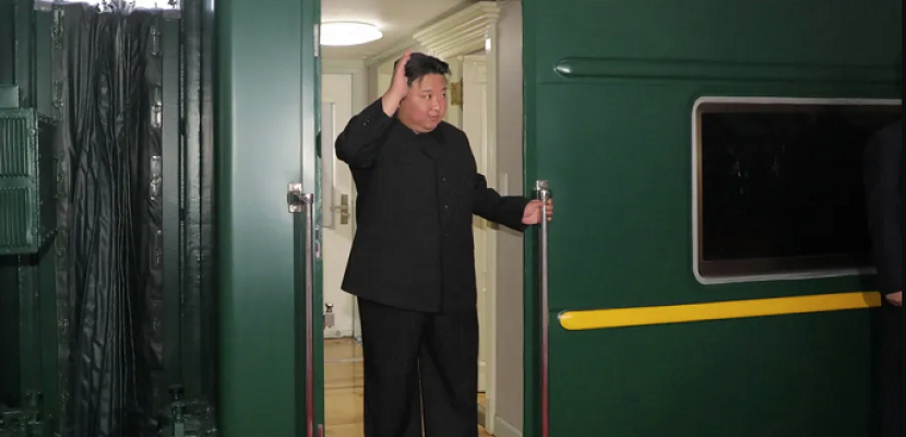 قطار الزعيم الكوري الشمالي كيم جونج أون يصل روسيا