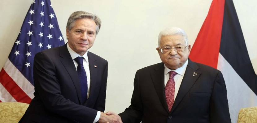 عباس يرفض تهجير الفلسطينيين من قطاع غزة  خلال لقائه بلينكن  في الأردن ويصفه بالـ  “نكبة ثانية”
