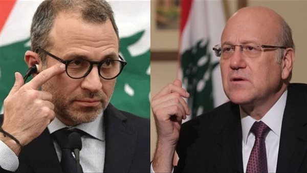ميقاتي وباسيل يلتقيان بعد خلافات لبحث مخاطر يواجهها لبنان