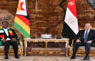 الرئيس السيسي يبحث مع رئيس زيمبابوي سبل تعزيز العمل الأفريقي المشترك