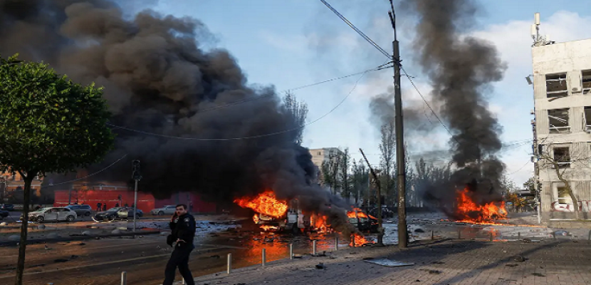 انفجارات فى العاصمة كييف وتفعيل أنظمة الدفاع الجوى