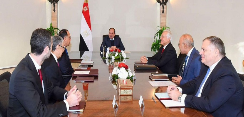 الرئيس السيسي يؤكد حرص مصر على القيام بدور رئيسي في عمليات التحول الدولي للطاقة النظيفة