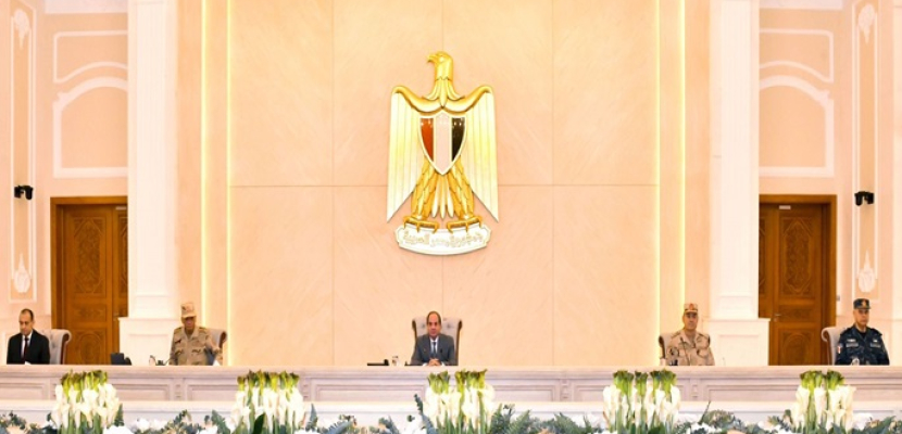 الرئيس السيسي يثمن جهود المؤسسات الوطنية المصرية لمواجهة التحديات الناجمة عن الأزمات العالمية والإقليمية المتلاحقة 2024-02-27