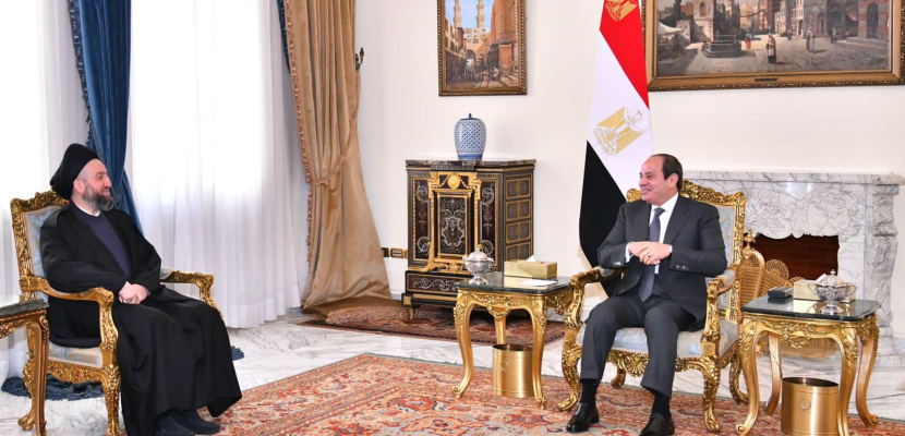 الرئيس السيسي يؤكد دعم مصر الثابت والراسخ للعراق الشقيق