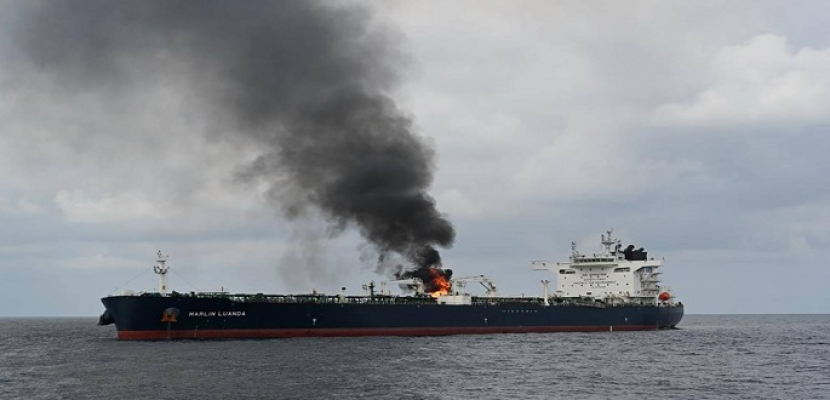 تضرّر سفينة بريطانية في هجوم بمسيّرة حوثية مفخخة قبالة سواحل اليمن