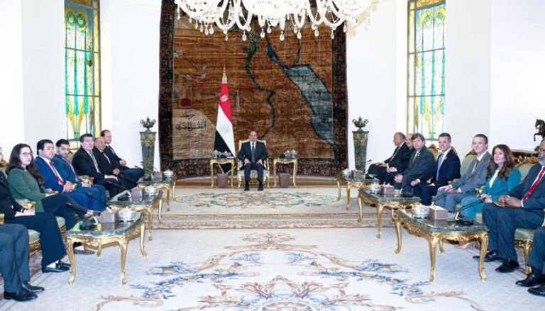 الرئيس السيسى يحذر من خطورة اتساع دائرة الصراع في المنطقة  ويؤكد على أهمية السلام