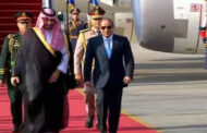 الرئيس السيسي يستقبل ولى العهد السعودي الأمير محمد بن سلمان بمطار القاهرة