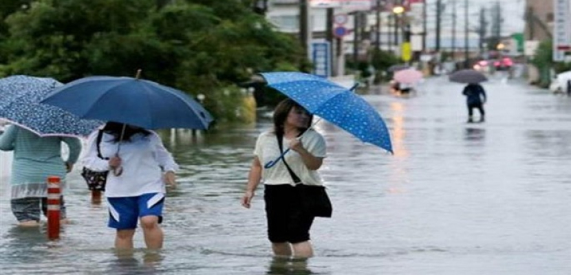 اليابان تحث نحو 3 ملايين مواطن على إخلاء منازلهم بسبب الأمطار الغزيرة