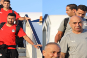 بعثة منتخب مصر تصل القاهرة بعد التعادل مع بوركينا فاسو