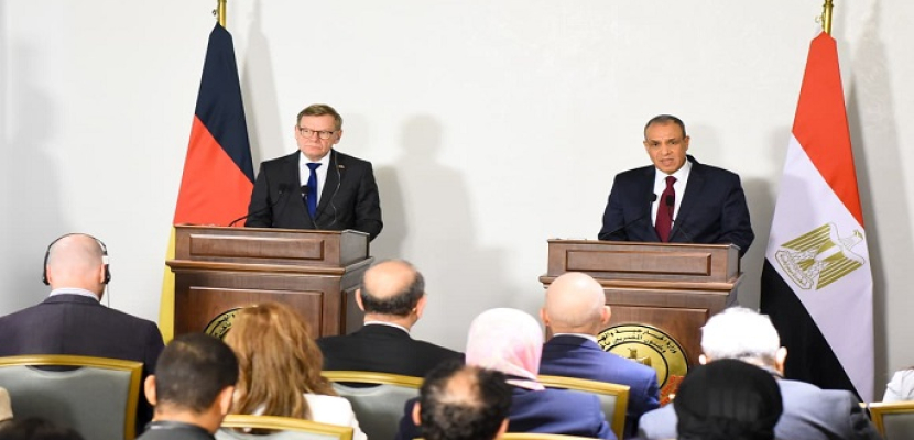 خلال مؤتمر صحفى مع نظيره الألمانى.. وزير الخارجية: بحثنا الاستعدادات للقمة المصرية الأوروبية الأولى