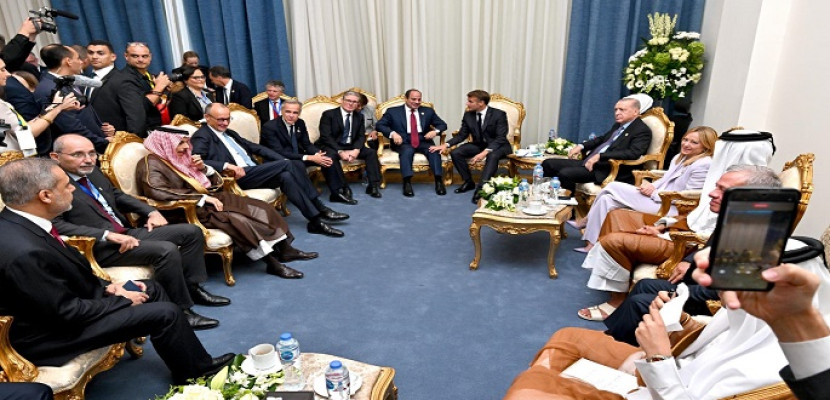 الرئيس السيسى يؤكد أهمية قيام الدول الأوروبية بتشجيع كافة الأطراف المعنية على تنفيذ اتفاق وقف الحرب فى قطاع غزة