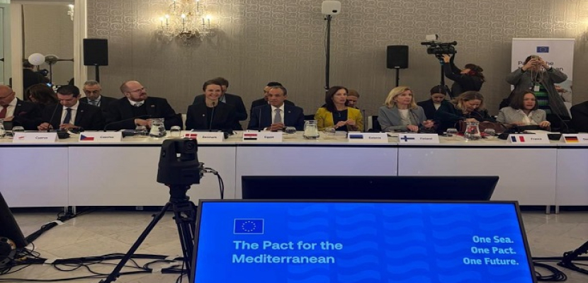 وزير الخارجية يشارك فى إطلاق “ميثاق المتوسط” لتعزيز التكامل والتعاون الأورومتوسطى ببرشلونة