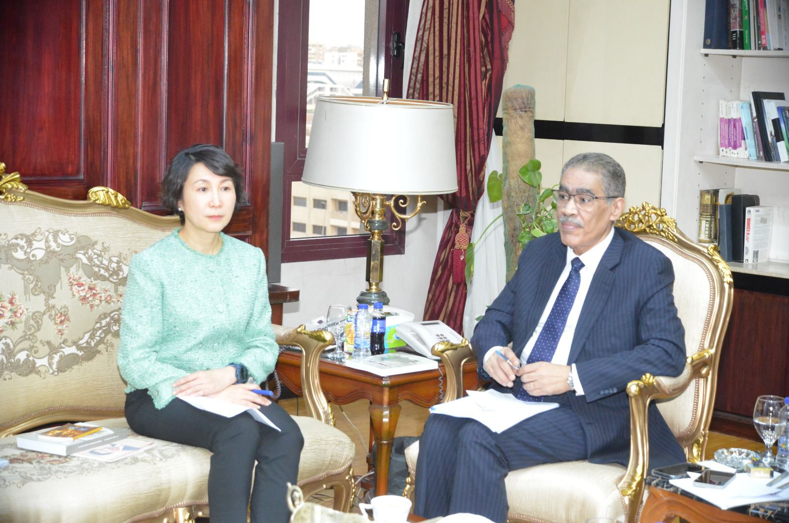 لقاء دبلوماسي صيني بالقاهرة