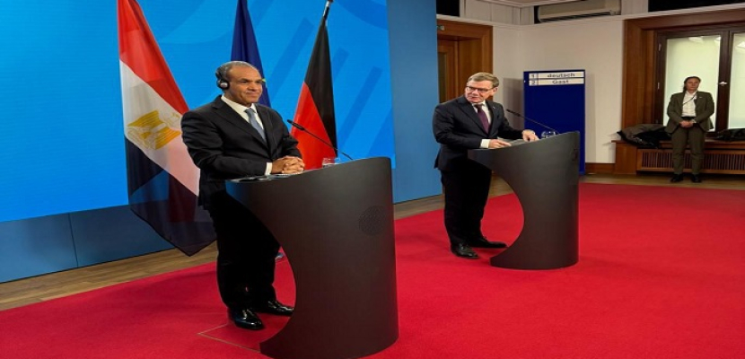 خلال مؤتمر صحفى مع نظيره الألمانى.. عبد العاطى يؤكد ضرورة الدخول فى المرحلة الثانية من خطة ترامب بشأن غزة