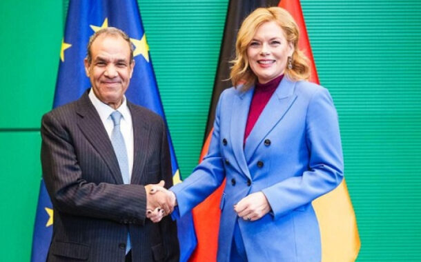 خلال لقاءه رئيسة البرلمان الألمانى .. وزير الخارجية يؤكد أهمية دعم المجتمع الدولى لتثبيت وقف إطلاق النار فى غزة