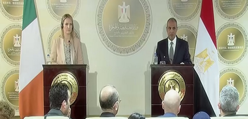 وزير الخارجية: مصر ترفض بشكل كامل أي حلول عسكرية للأزمات الإقليمية