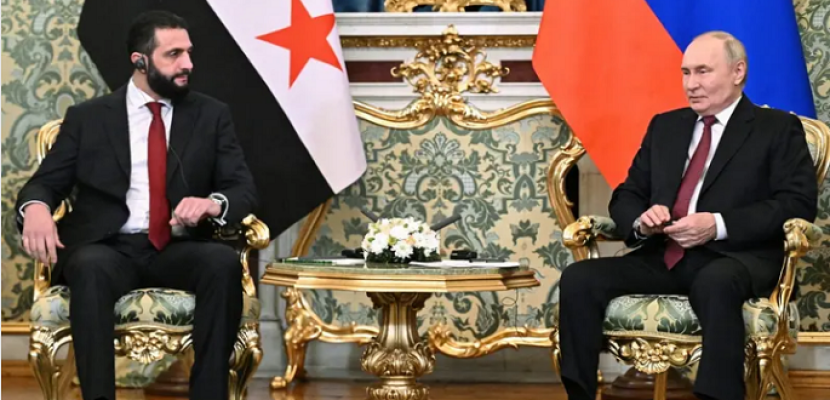 الشرع يزور موسكو اليوم .. ويجرى محادثات مع بوتين