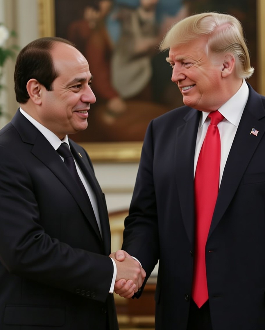 رساله الرئيس ترامب الى الرئيس السيسي