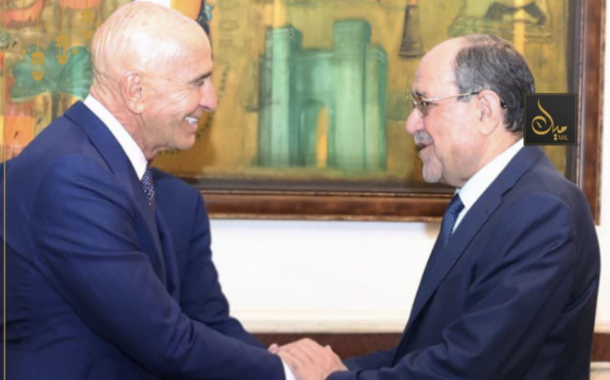 العراق.. المبعوث الأمريكي توم براك يلتقي نوري المالكي