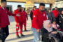 الهلال الأحمر يستقبل المرضى والجرحى الفلسطينيين ويقدم “حقيبة العودة” للمغادرين
