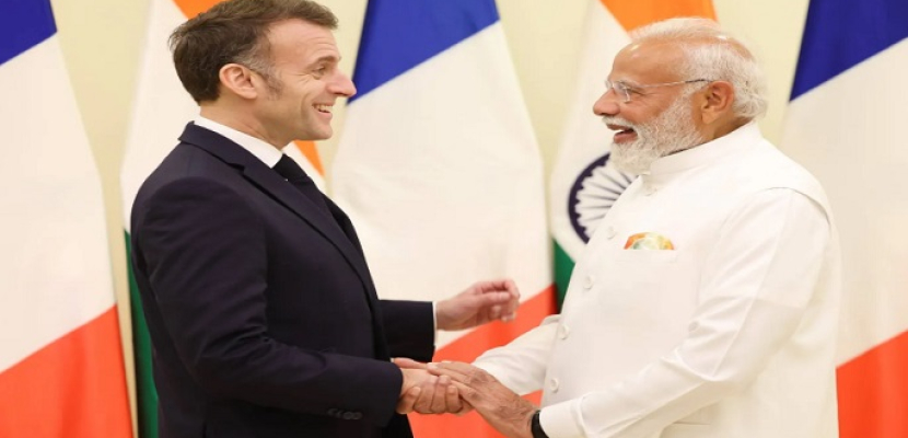 ماكرون ومودى: نرفض الخضوع لأى شكل من أشكال الهيمنة