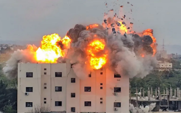 إسرائيل تنذر سكان 4 أحياء فى صور.. وتقصف الضاحية الجنوبية لبيروت