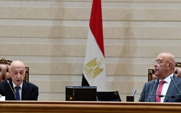 رئيس “النواب” لنظيره الليبى بالجلسة العامة: مصر قيادةً وشعبا تلتزم التزامًا ثابتًا بدعم الدولة الليبية ووحدتها