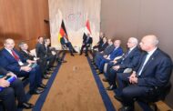 الرئيس السيسى والمستشار الألمانى يتوافقان على أهمية دعم الحل السلمى لأزمات المنطقة
