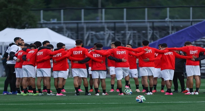 منتخب مصر يختتم تدريباته بسياتل استعدادا لمواجهة إيران غدا