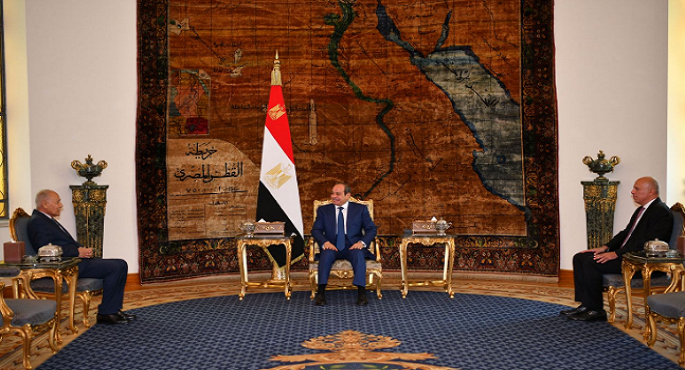 الرئيس السيسى يؤكد حرص مصر على مواصلة دعمها الراسخ لدور الجامعة العربية