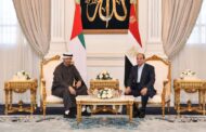 الرئيس السيسى يستقبل رئيس الإمارات بمطار العلمين