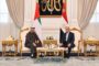الرئيس السيسى يستقبل رئيس الإمارات بمطار العلمين
