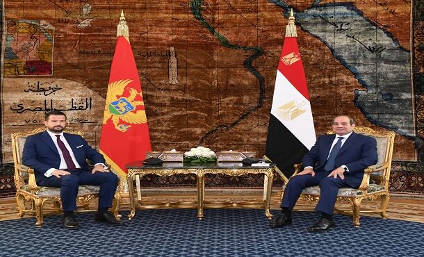 الرئيس السيسى يشدد على حرص مصر على استكشاف آفاق جديدة لتطوير العلاقات الثنائية مع جمهورية الجبل الأسود