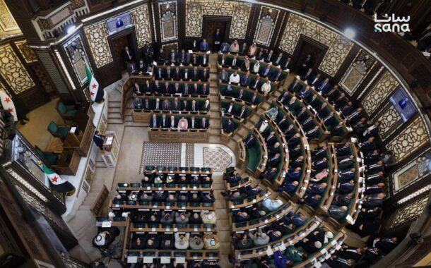 انطلاق الجلسة الأولى لمجلس الشعب السورى بحضور الرئيس الشرع