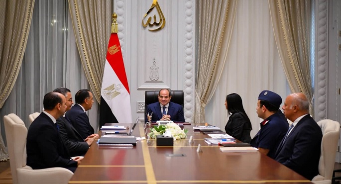 الرئيس السيسى يشدد على ضرورة تحقيق الاكتفاء الذاتى من السلع الاستراتيجية