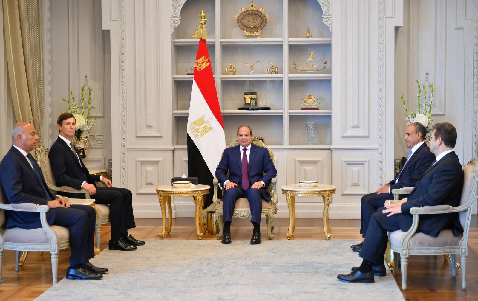 الرئيس السيسي يستقبل كوشنر لبحث التطورات بمنطقة الشرق الأوسط