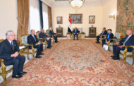 استقبل الرئيس السيسي السيد تاياني لبحث تطورات القضايا الاقليمية الدولية