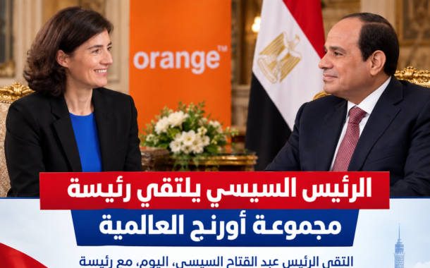 الرئيس السيسي يستقبل رئيسة أورانج العالمية لمناقشة التعاون المشترك
