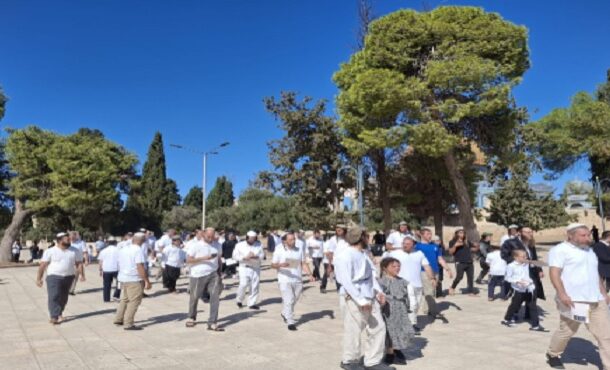 نحو 900 مستوطن يقتحمون المسجد الأقصى يتقدمهم بن جفير وكاتس