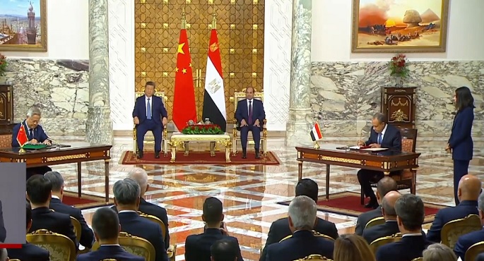 بيان مشترك بين جمهورية مصر العربية وجمهورية الصين الشعبية حول مواصلة تعميق علاقات الشراكة الاستراتيجية الشاملة المصرية الصينية