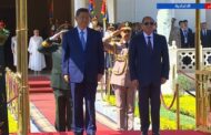 الرئيس السيسي والسيدة قرينته يستقبلان الرئيس الصيني وقرينته في قصر الاتحادية