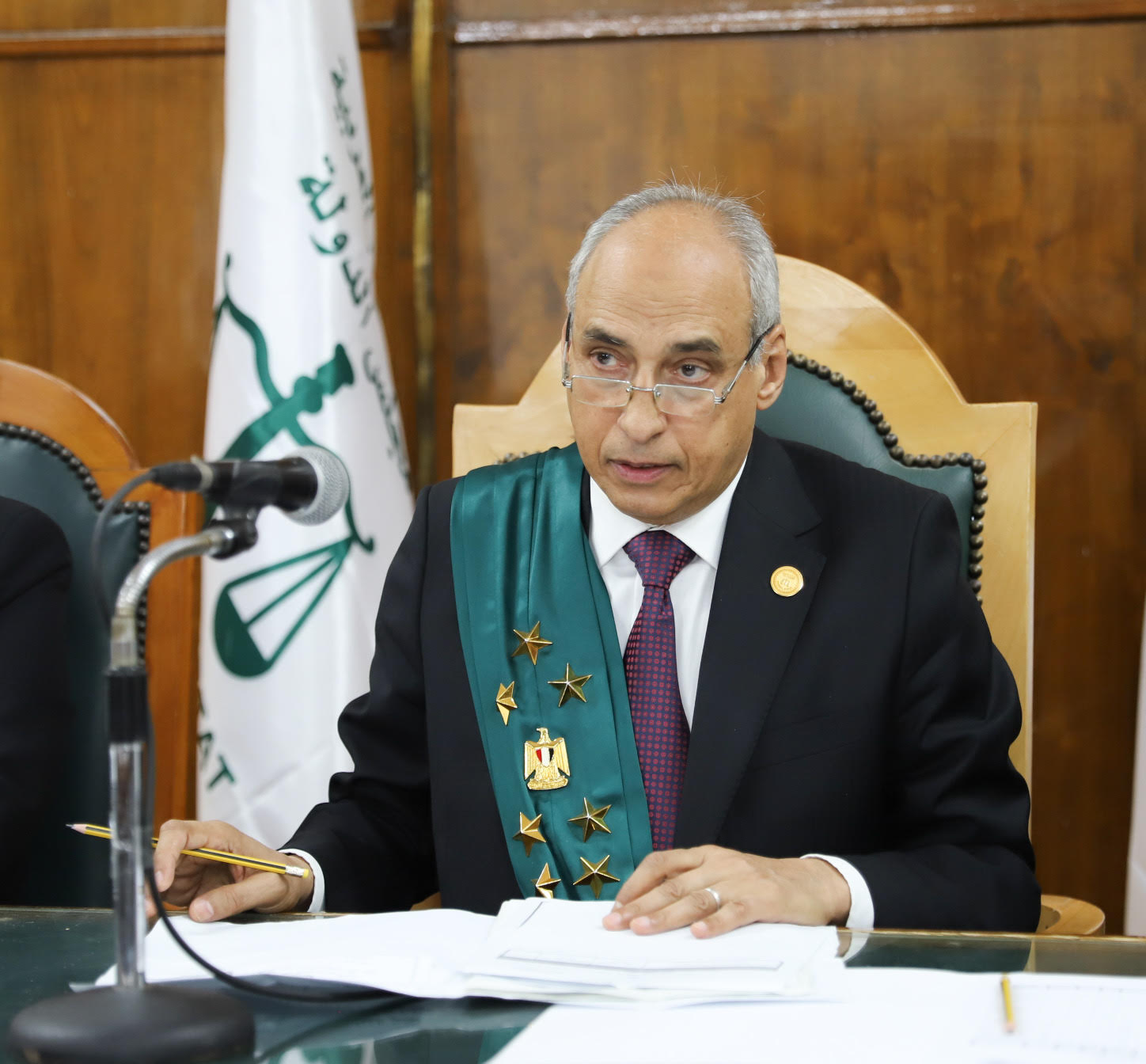 رئيس مجلس الدولة يتفقد مقر المجلس بالقليوبية مع بدء العام القضائي الجديد