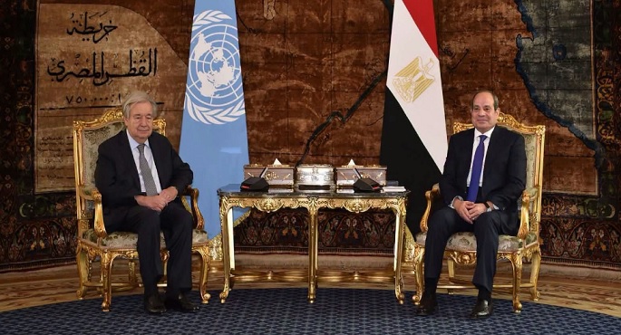 الرئيس السيسى يؤكد الأهمية التى توليها مصر لتعزيز جهود الأمم المتحدة واستعادة الثقة بالنظام متعدد الأطراف