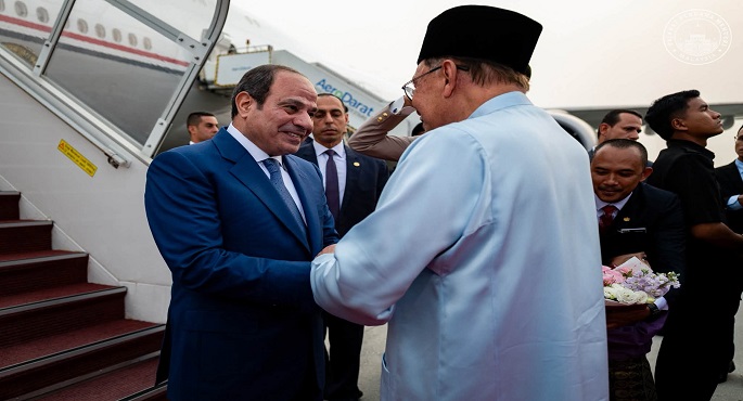 الرئيس السيسى يلتقى ملك ماليزيا ورئيس وزرائها السبت ويشهدان توقيع مذكرات تفاهم لتعزيز التعاون الثنائى
